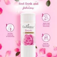 انشانتر بودرة تلك معطرة 125جم رومانتيك روز