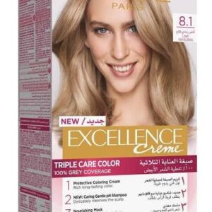 اكسيلانس صبغة اشقر رمادى فاتح 8/1