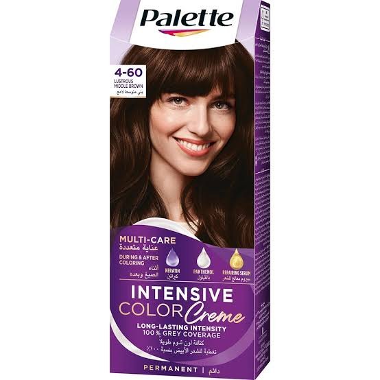 باليت صبغه بنى متوسط لامع 4/60 | صيدليات آتش باليت صبغه بنى متوسط لامع 4/60