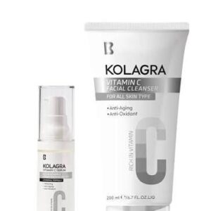 كولاجرا غسول وجه فيتامين سي + سيرم فيتامين سي عرض