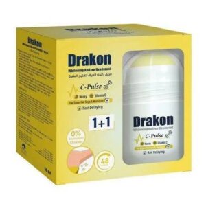 دراكون رول اون50مل سي بلس فيتامين سي.عسل 2ق عرض