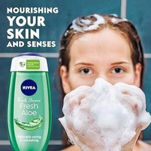 نيفيا شاور جيل650مل كريمي الوفيرا