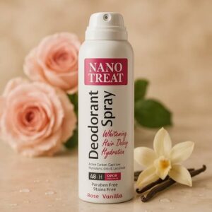 نانو تريت سبراي مزيل عرق 150مل روز فانيلا
