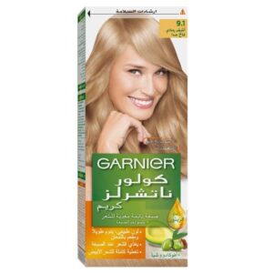 غارنيه صبغة 9/1 اشقر رمادي فاتح جدا 15% عرض