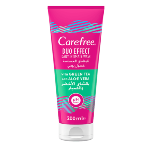 كير فري غسول مناطق حساسه 200مل شاي اخضر وصبار